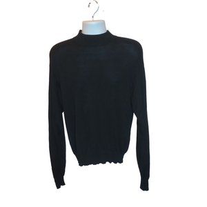 Roberto Omagi Black Long Sleeve Sweater Men's Sz. M Vintage